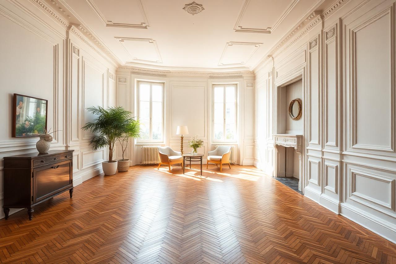 Rénovation intérieure complète d'un appartement ancien en Île-de-France