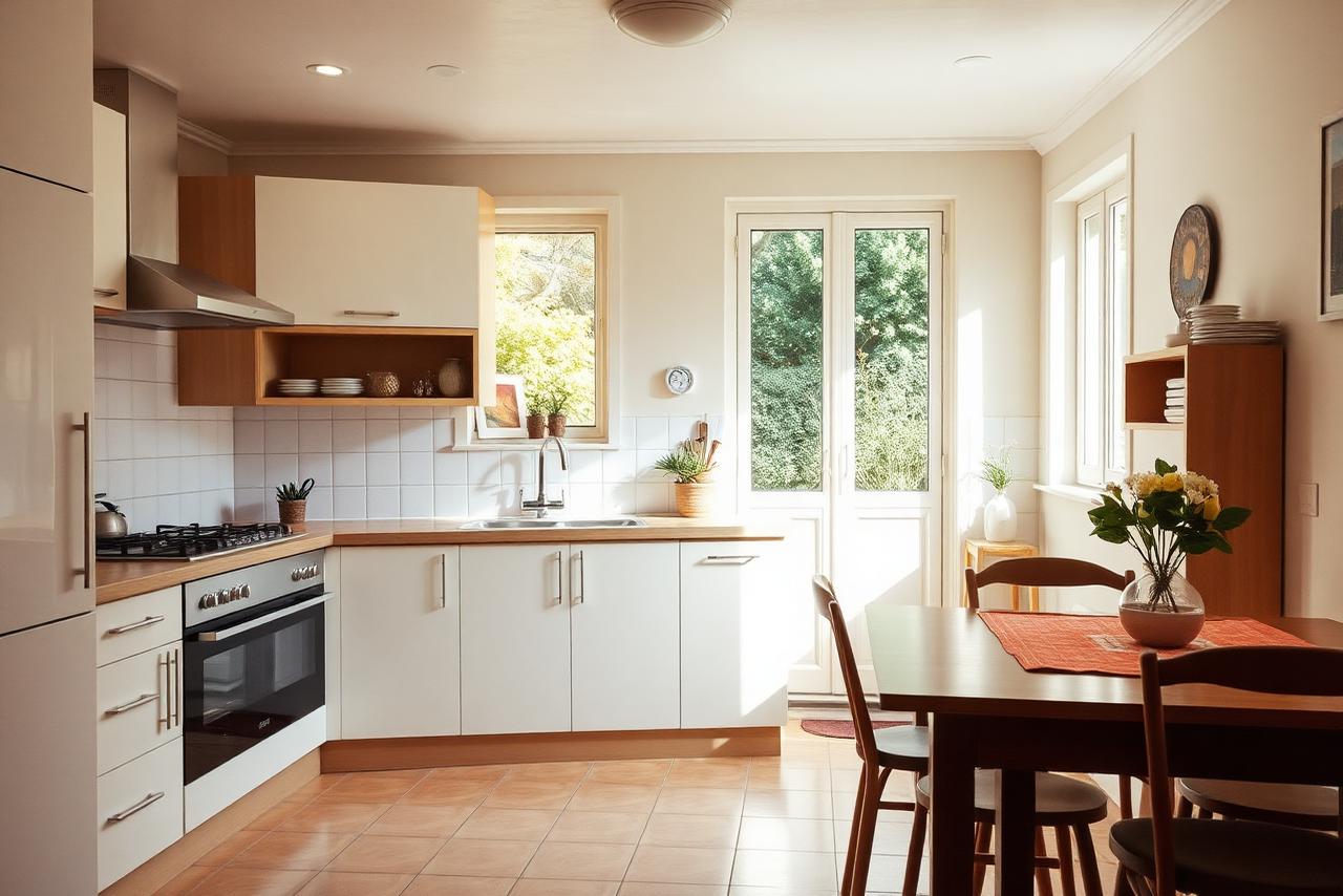 Rénovation de cuisine dans un pavillon de banlieue parisienne